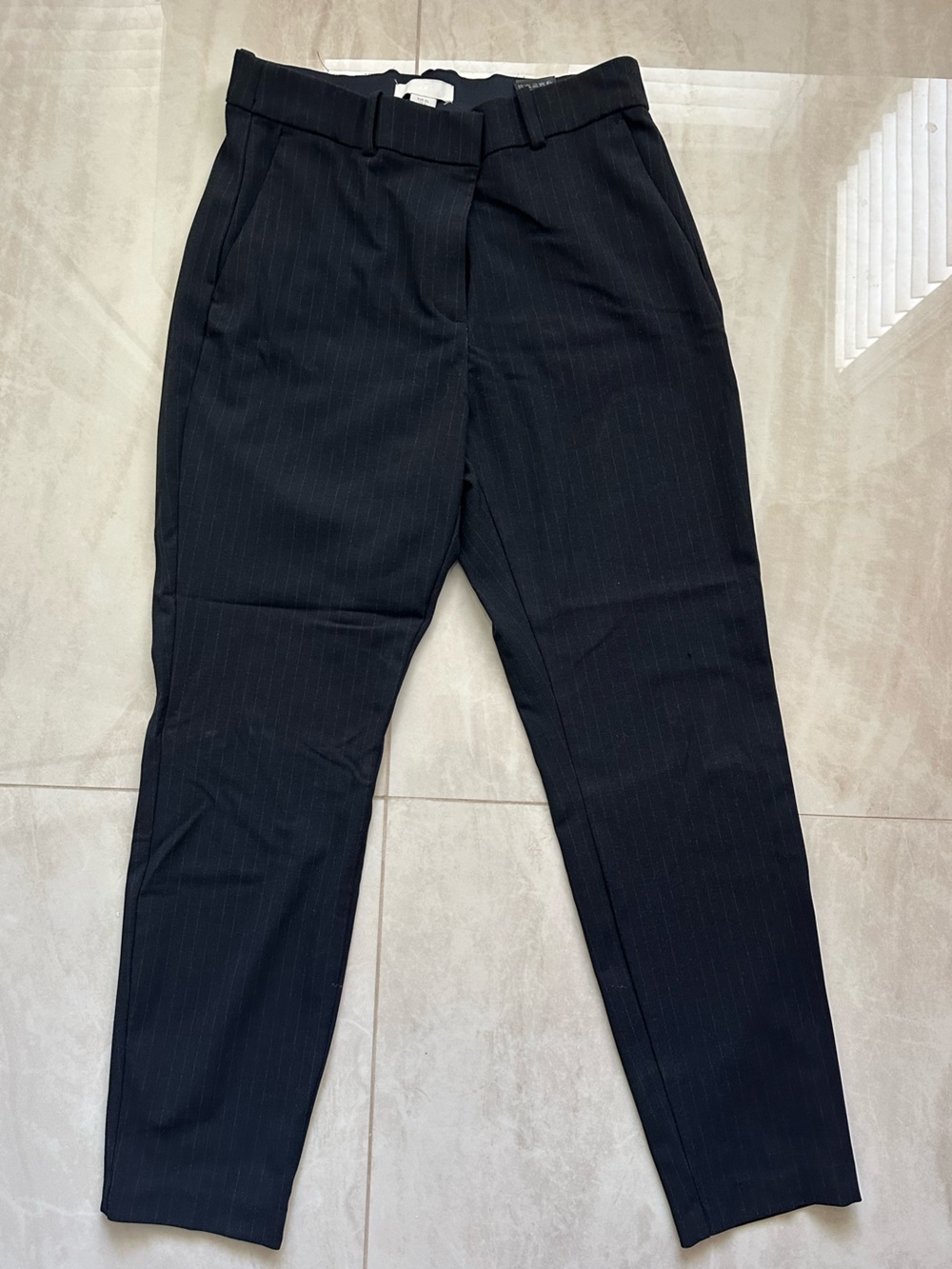 H&M Black Pinstripe Women's Dress Pants